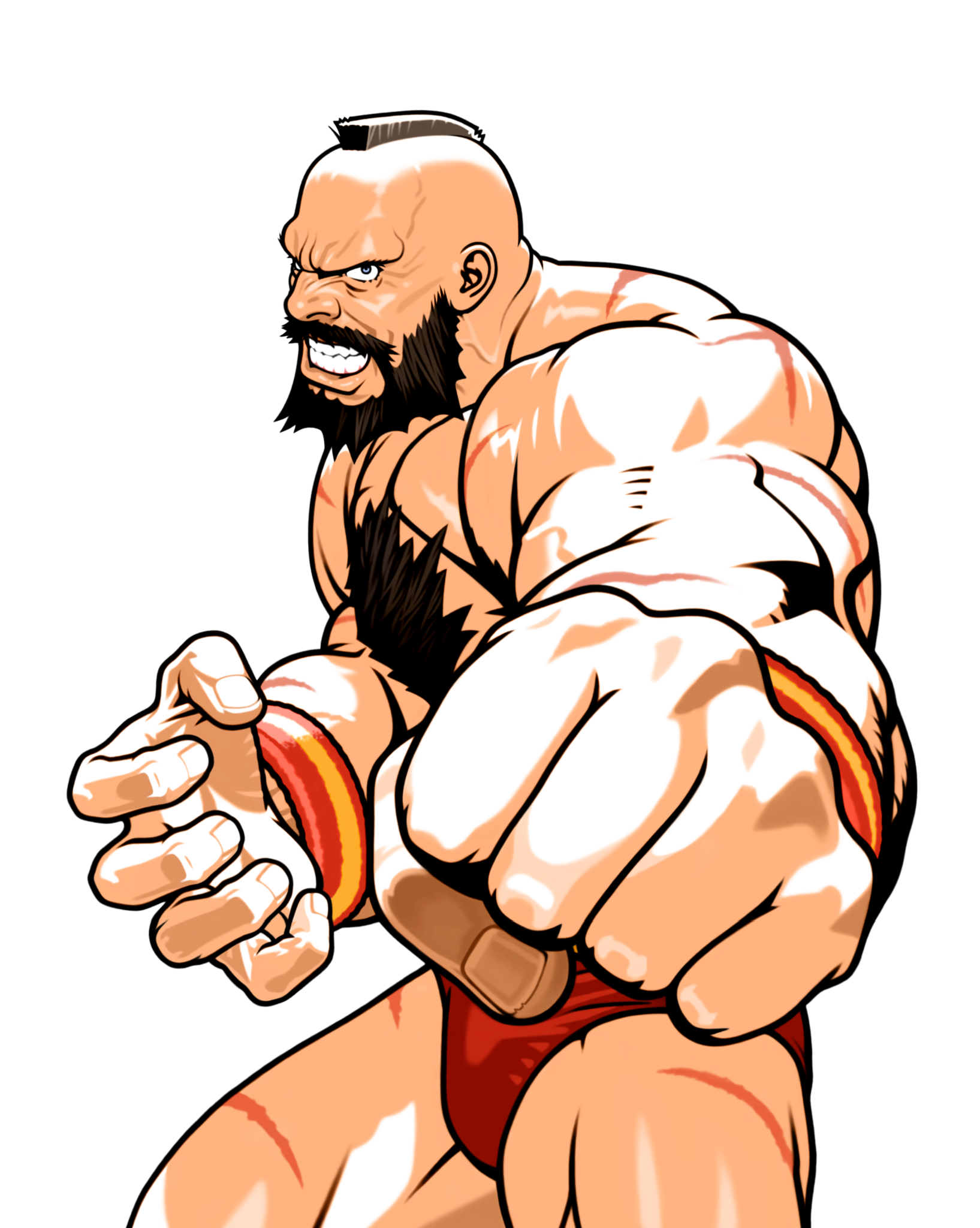Zangief (Street Fighter) video game Capcom Fighting Evolution Image