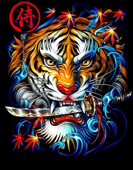 Tiger Tattoo Stock Photos and Images - 123RF