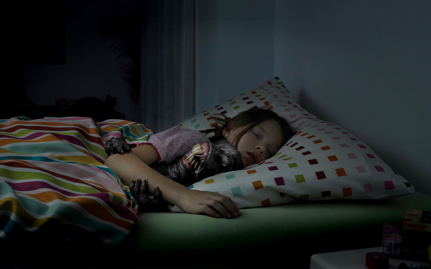 Girl Sleeping With Creature
