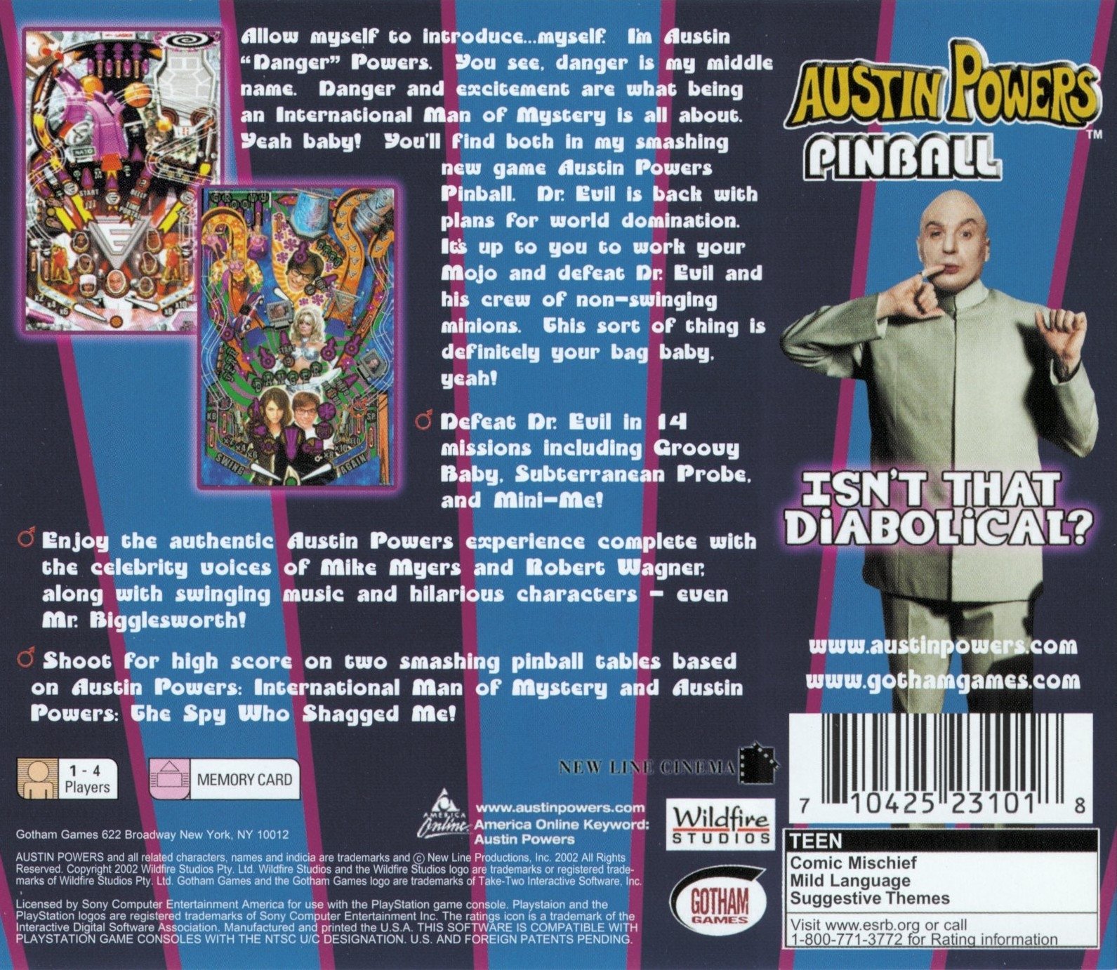 video game Austin Powers Pinball Image