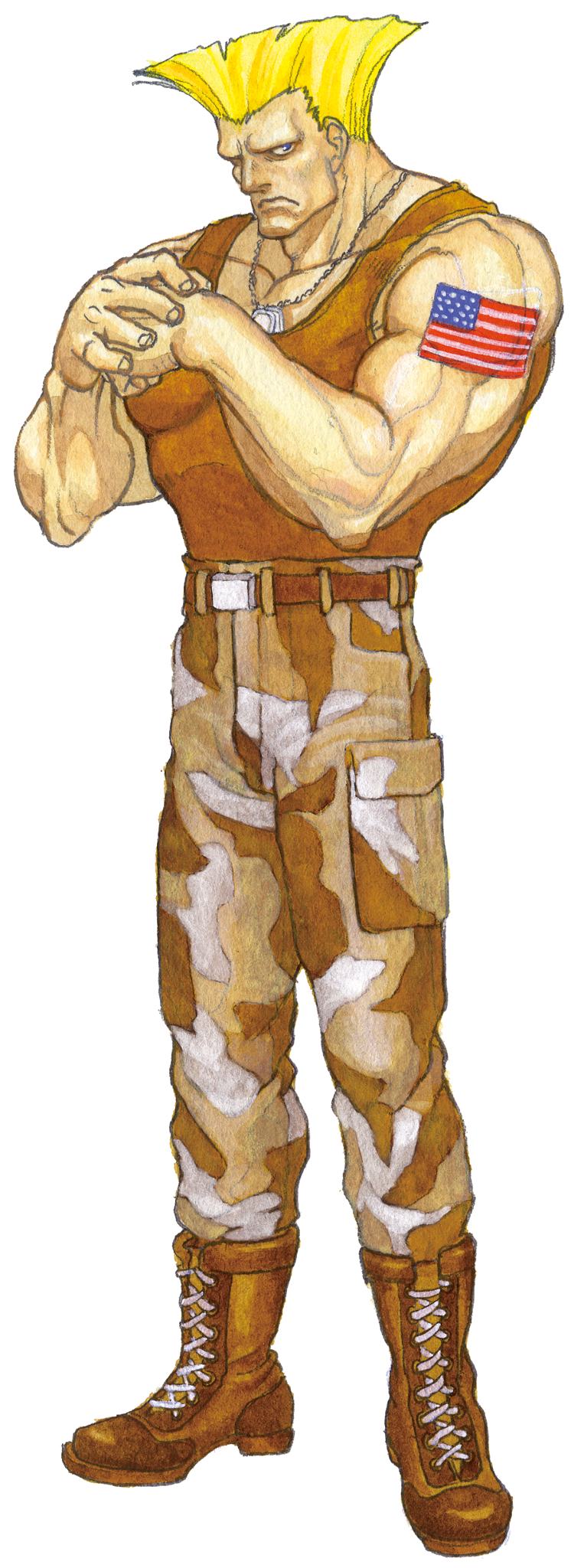 Guile (Street Fighter) video game Street Fighter II': Champion Edition Image