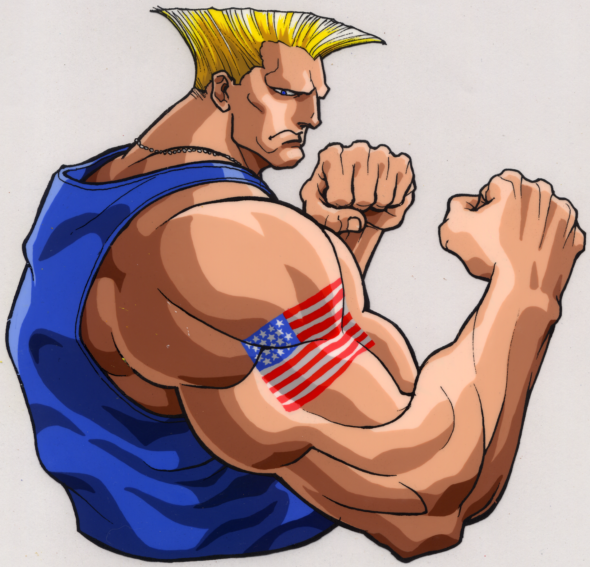 Guile (Street Fighter) video game Street Fighter II Turbo: Hyper Fighting Image