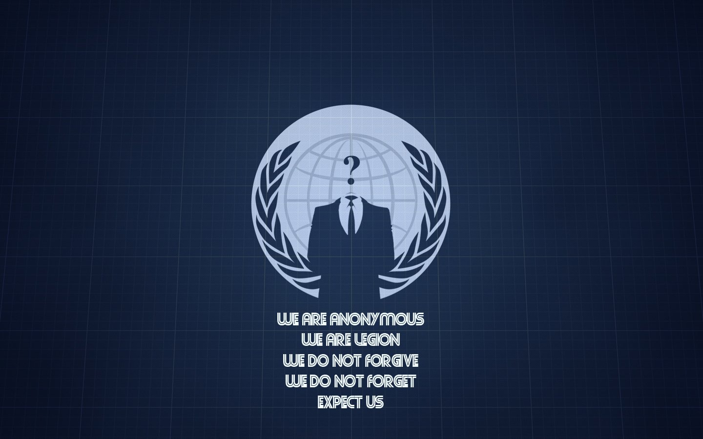 An anonymous figure in a suit and tie stands before a globe, surrounded by a laurel wreath, with the text emphasizing a collective identity and commitment to justice.