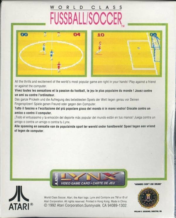 video game World Class Soccer Image