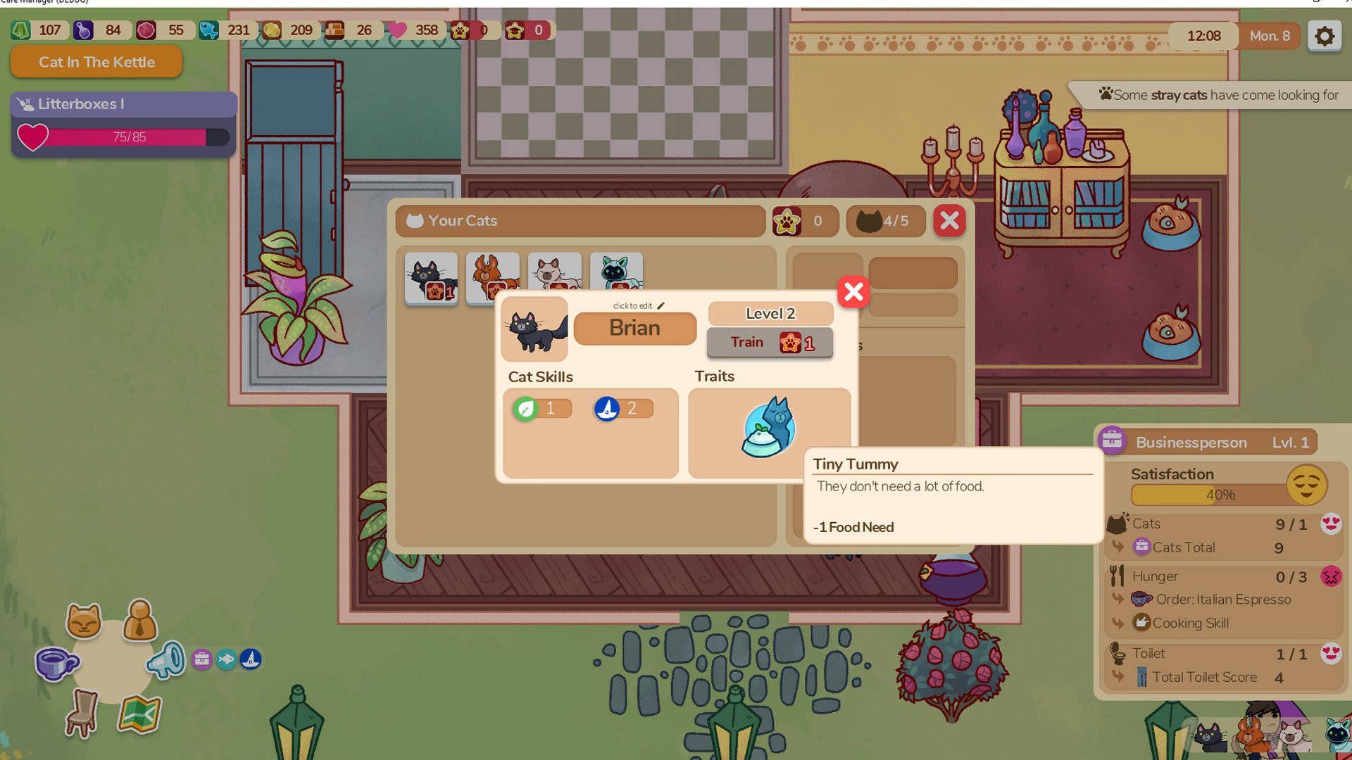 video game Cat Cafe Manager Image