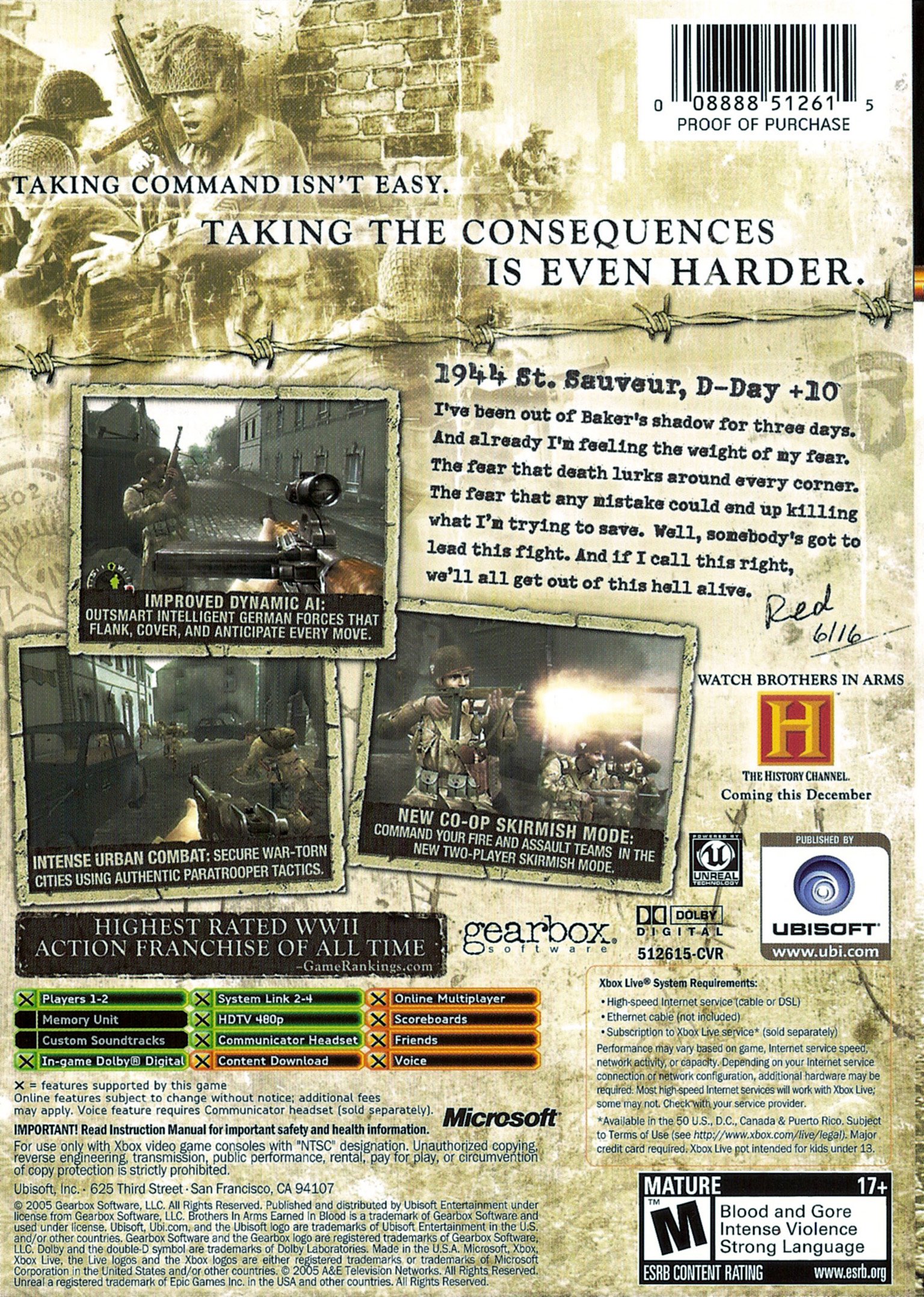 video game Brothers in Arms: Earned in Blood Image
