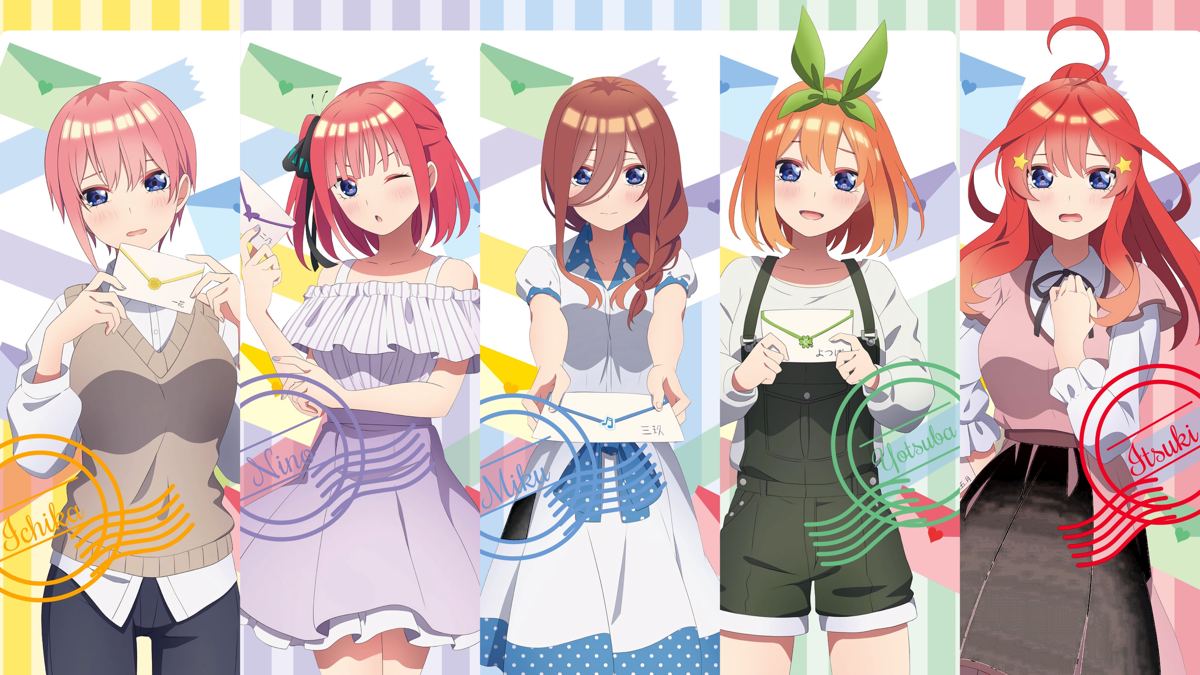 The Quintessential Quintuplets Ichika Nino Miku Yotsuba Itsuki Image Abyss