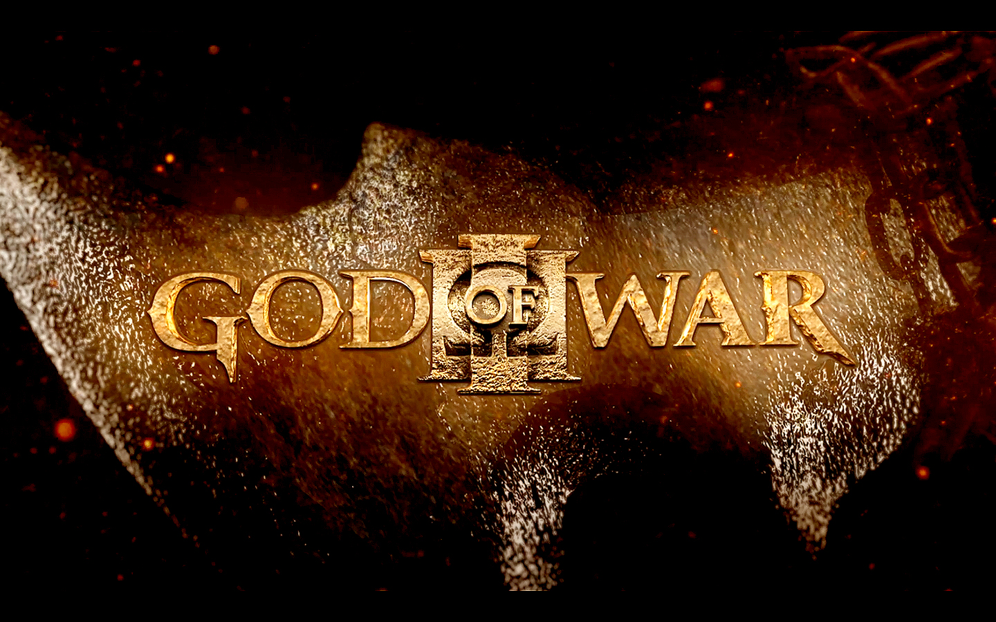 God of War 3 Logo HD Wallpaper - WallpaperFX