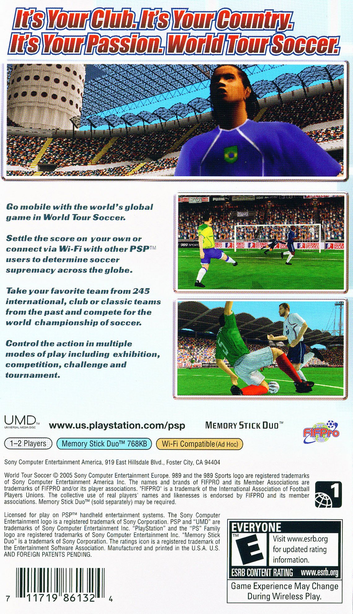 video game World Tour Soccer Image