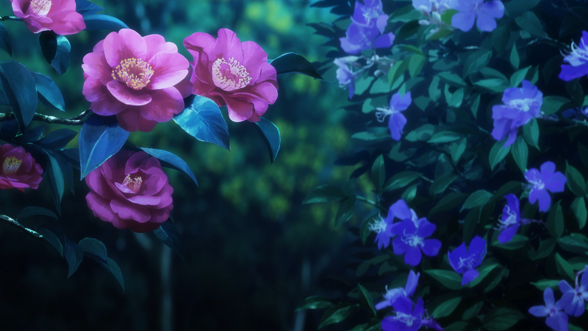 flower Anime In the Heart of Kunoichi Tsubaki Image