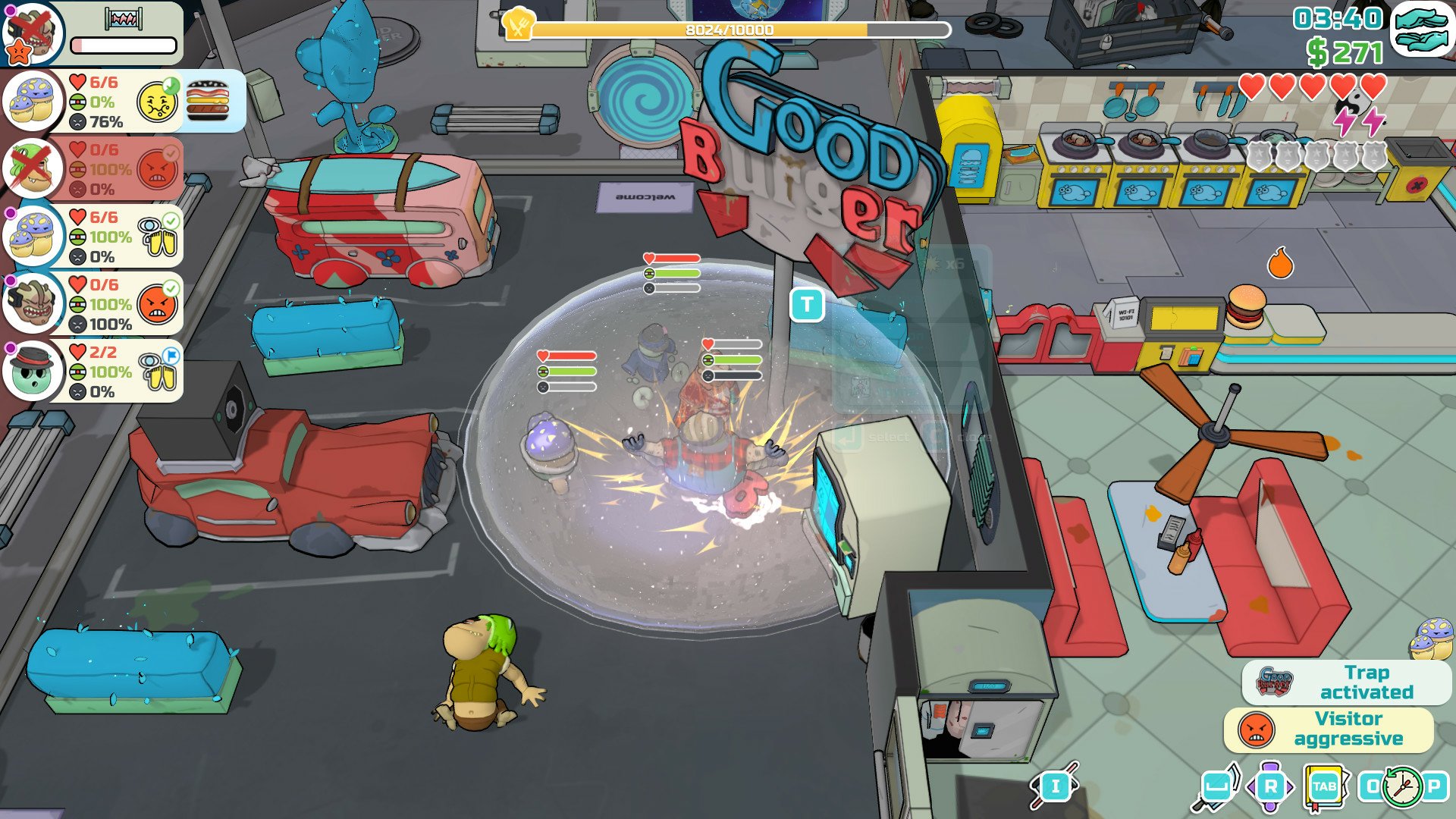 video game Godlike Burger Image