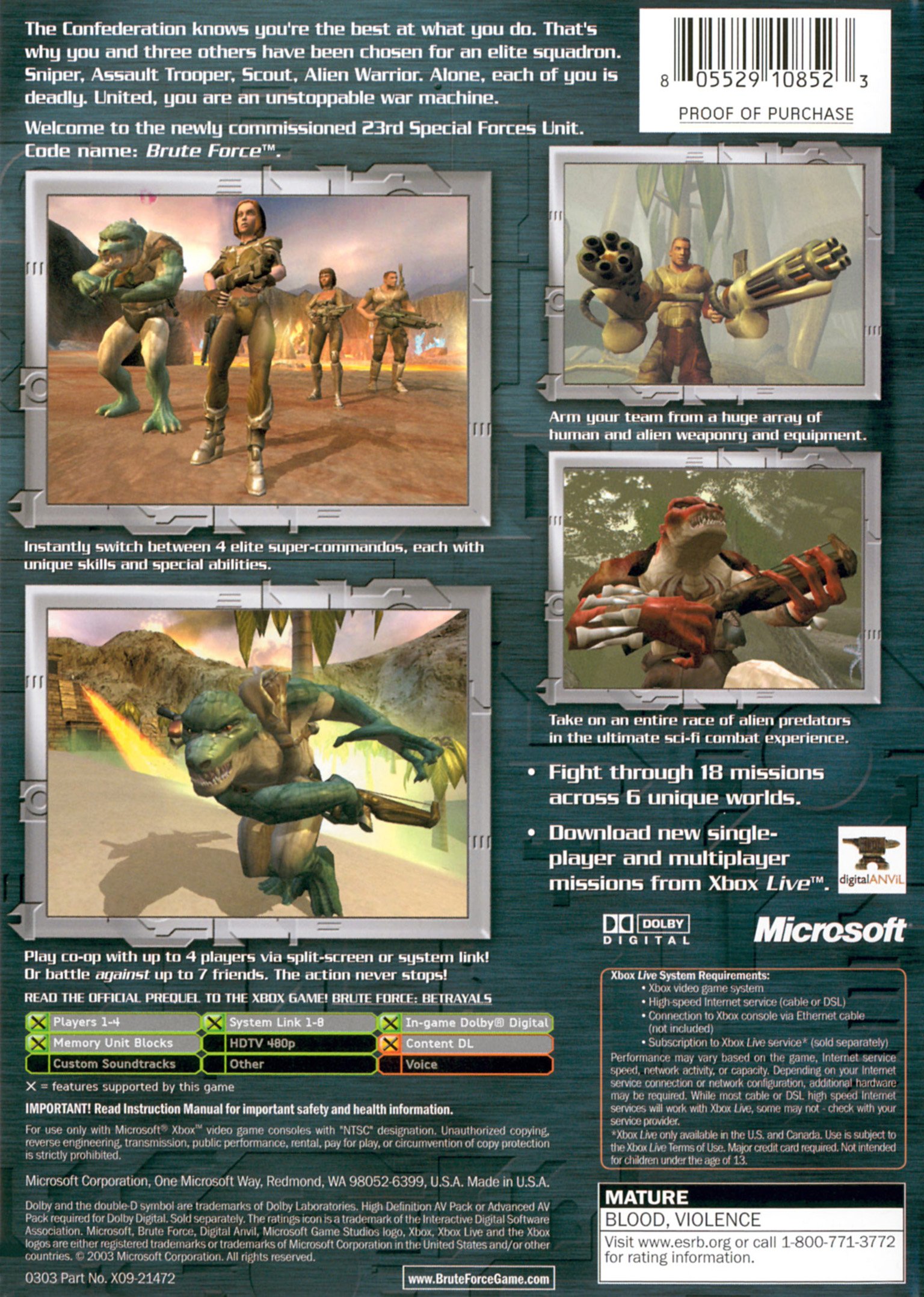video game Brute Force Image