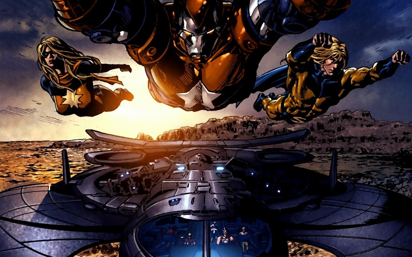 Sentry (Marvel Comics) Iron Man Captain Marvel Comic Dark Avengers Image