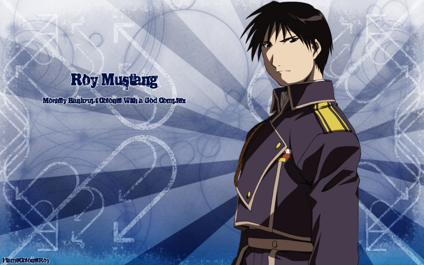 Roy Mustang Anime Fullmetal Alchemist Image