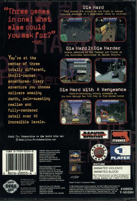 video game Die Hard Trilogy Image