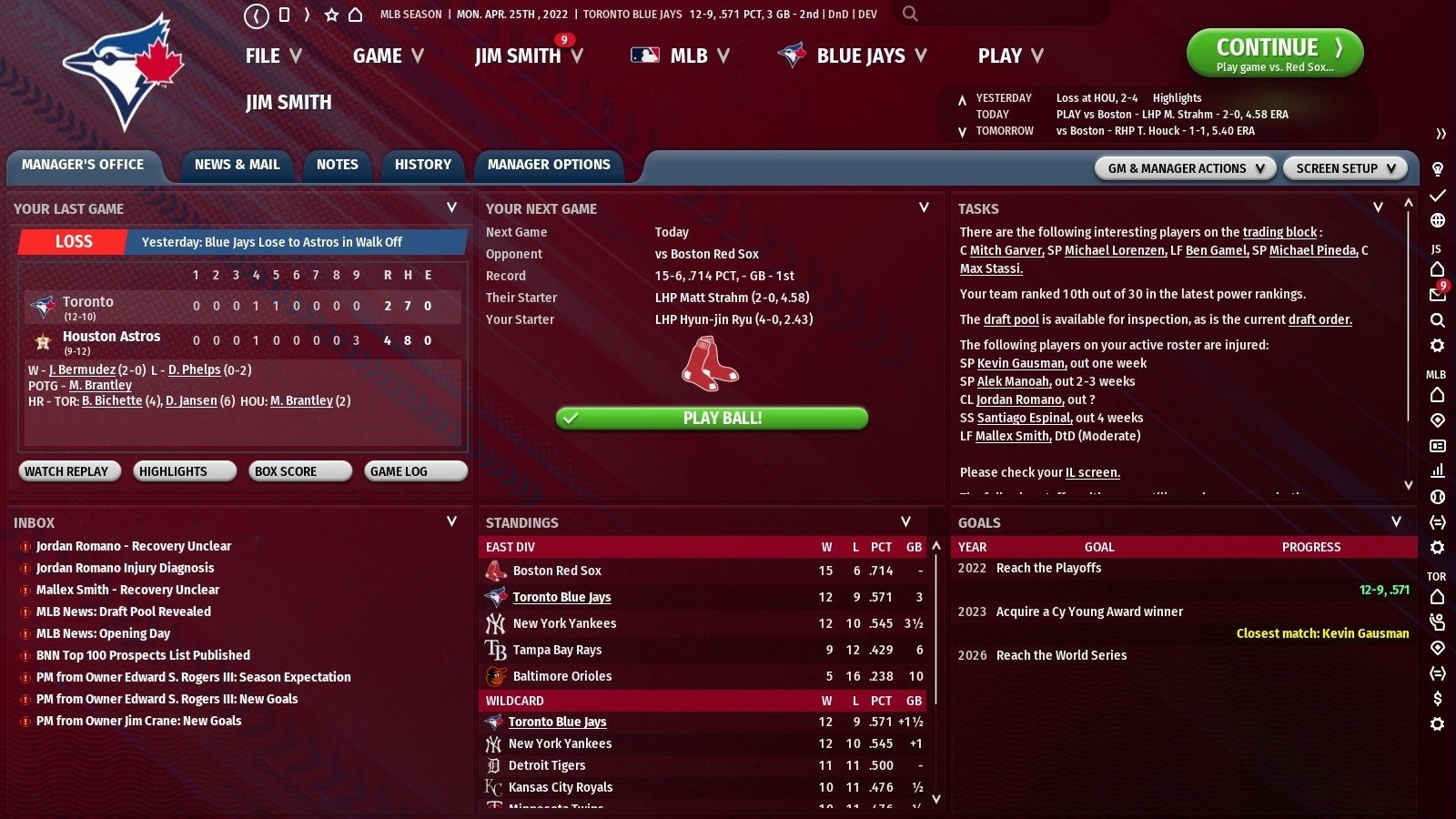 video game Out of the Park Baseball 23 Image