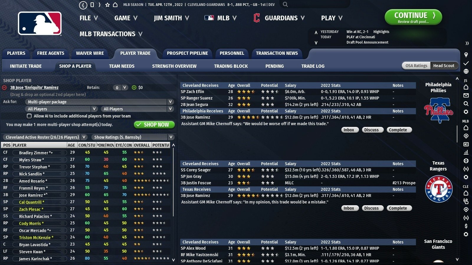 video game Out of the Park Baseball 23 Image