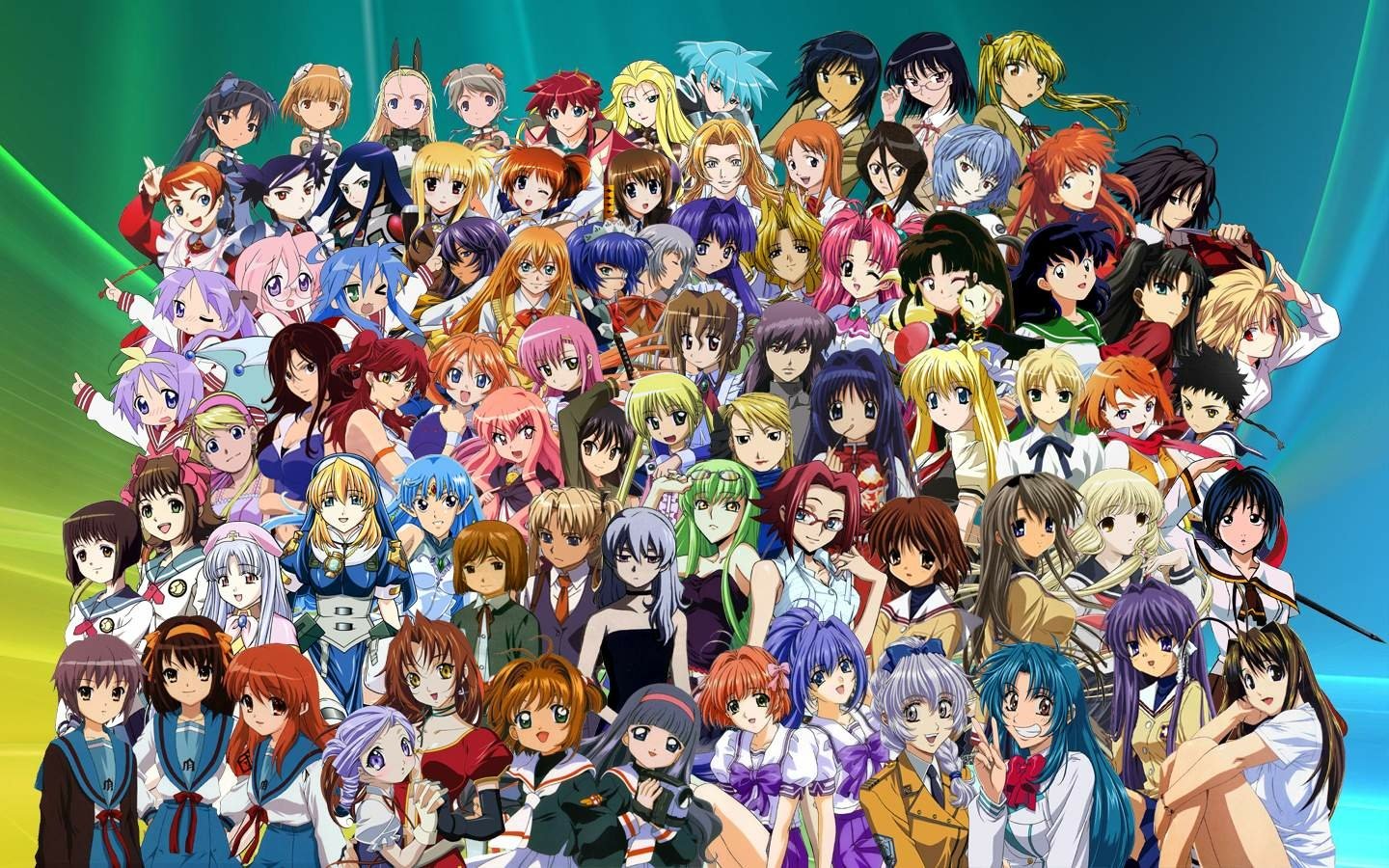 Download Anime Crossover All Characters Image