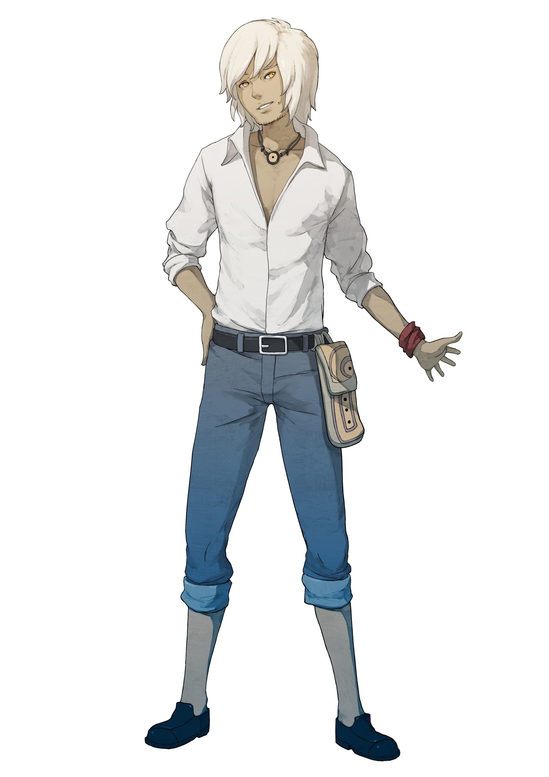 video game Gravity Rush 2 Anime Character white hair casual clothing Image