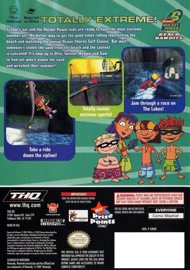 video game Rocket Power: Beach Bandits Image