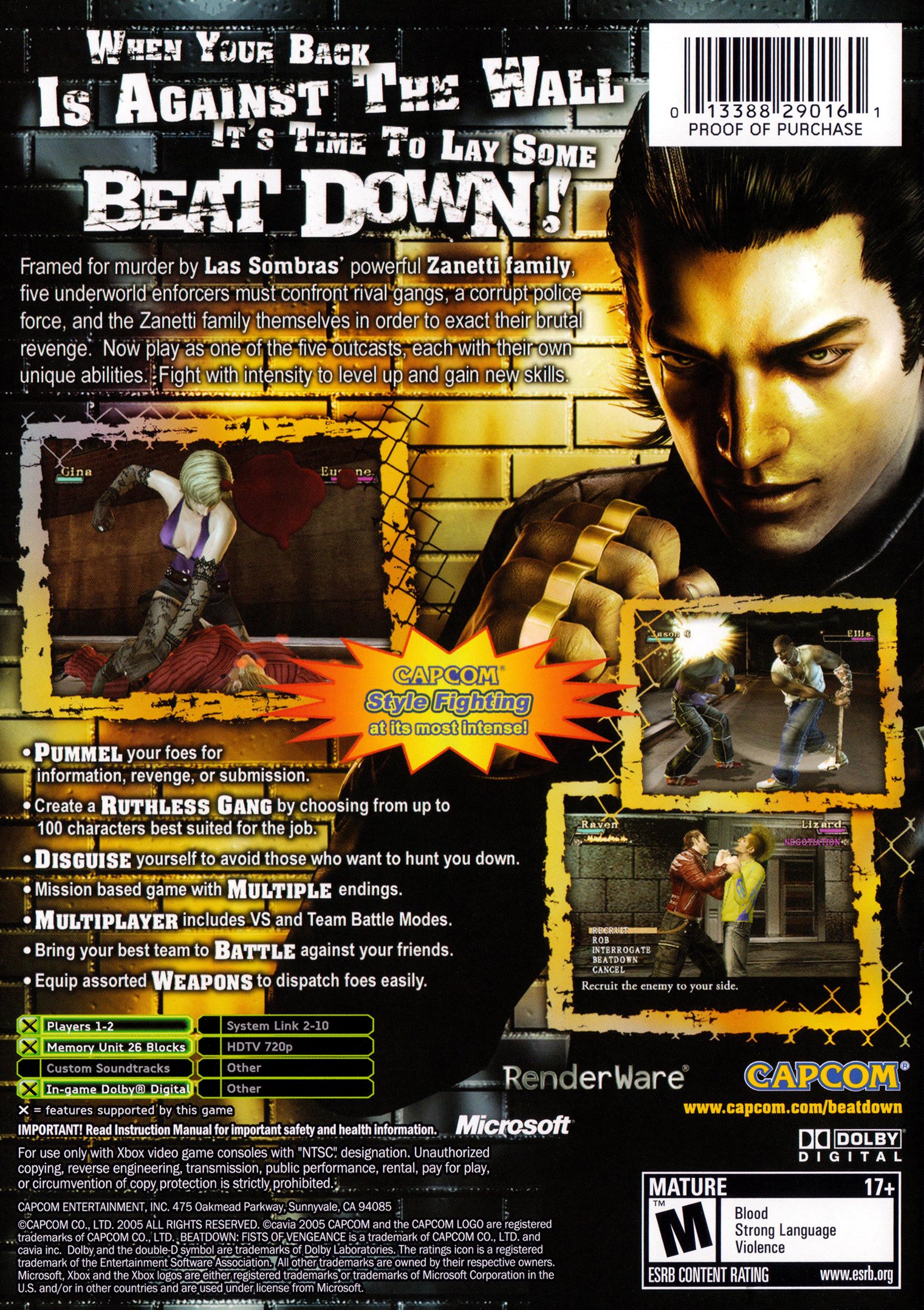 video game Beat Down: Fists of Vengeance Image