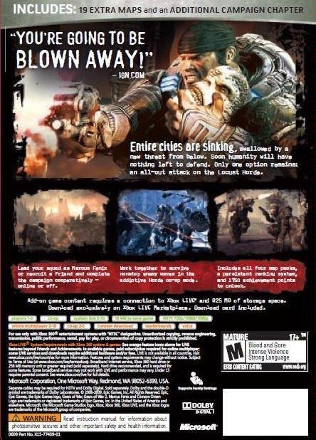 video game Gears of War 2: Game of the Year Edition Image