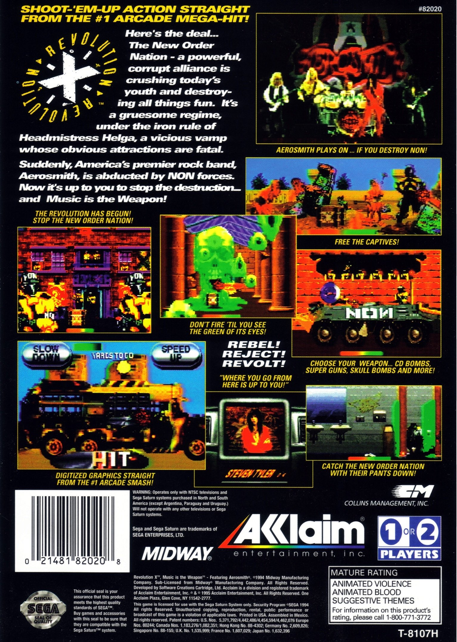 video game Revolution X Image