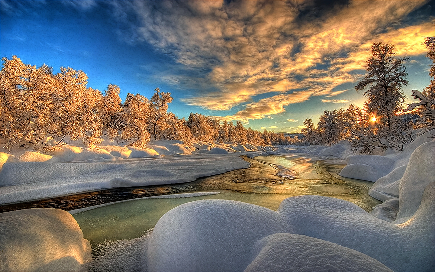 Самые красивые пейзажи зима