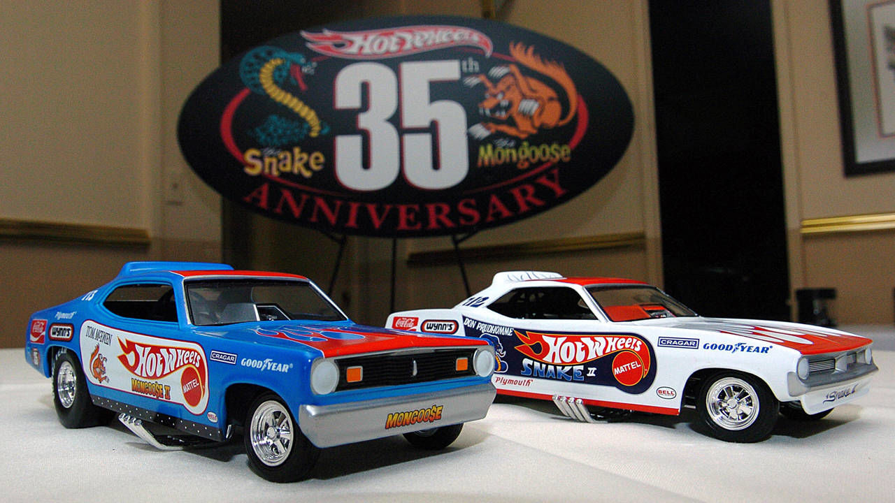 Snake 35th Anniversary Hot Wheels Cars