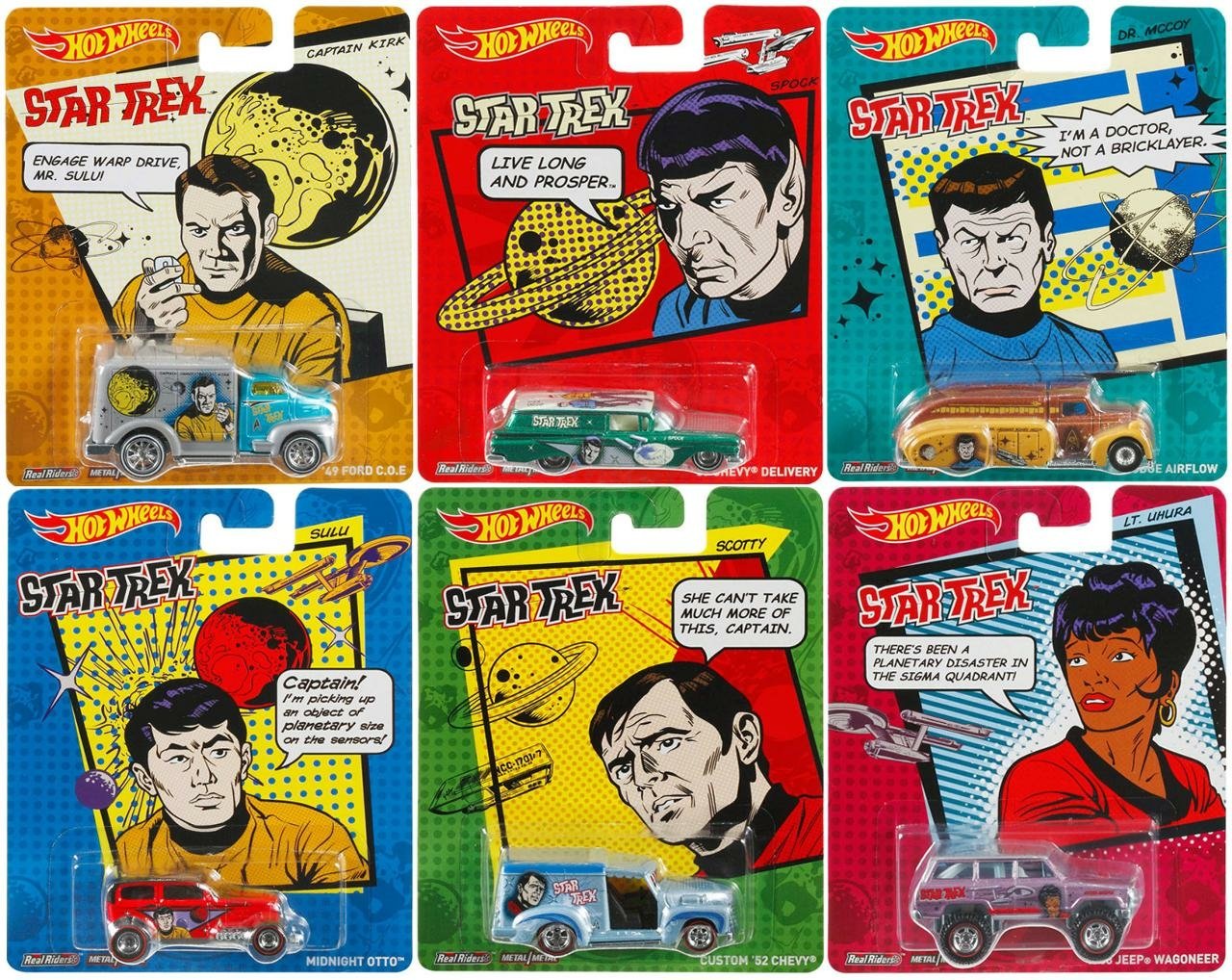  Star Trek Hot Wheels Cars