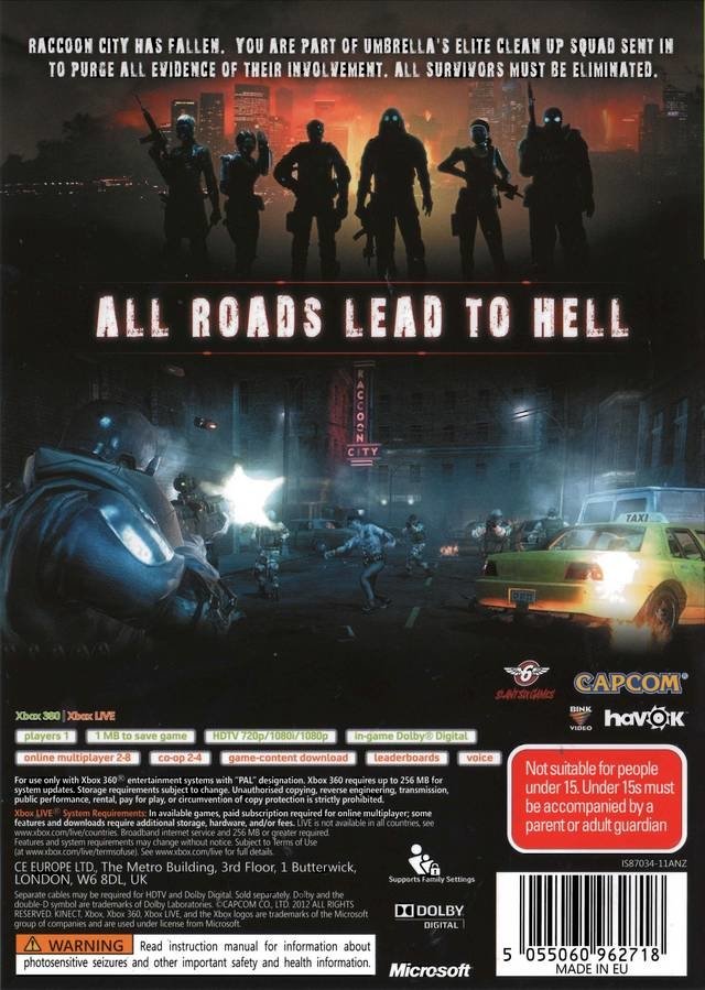 video game Resident Evil: Operation Raccoon City Image