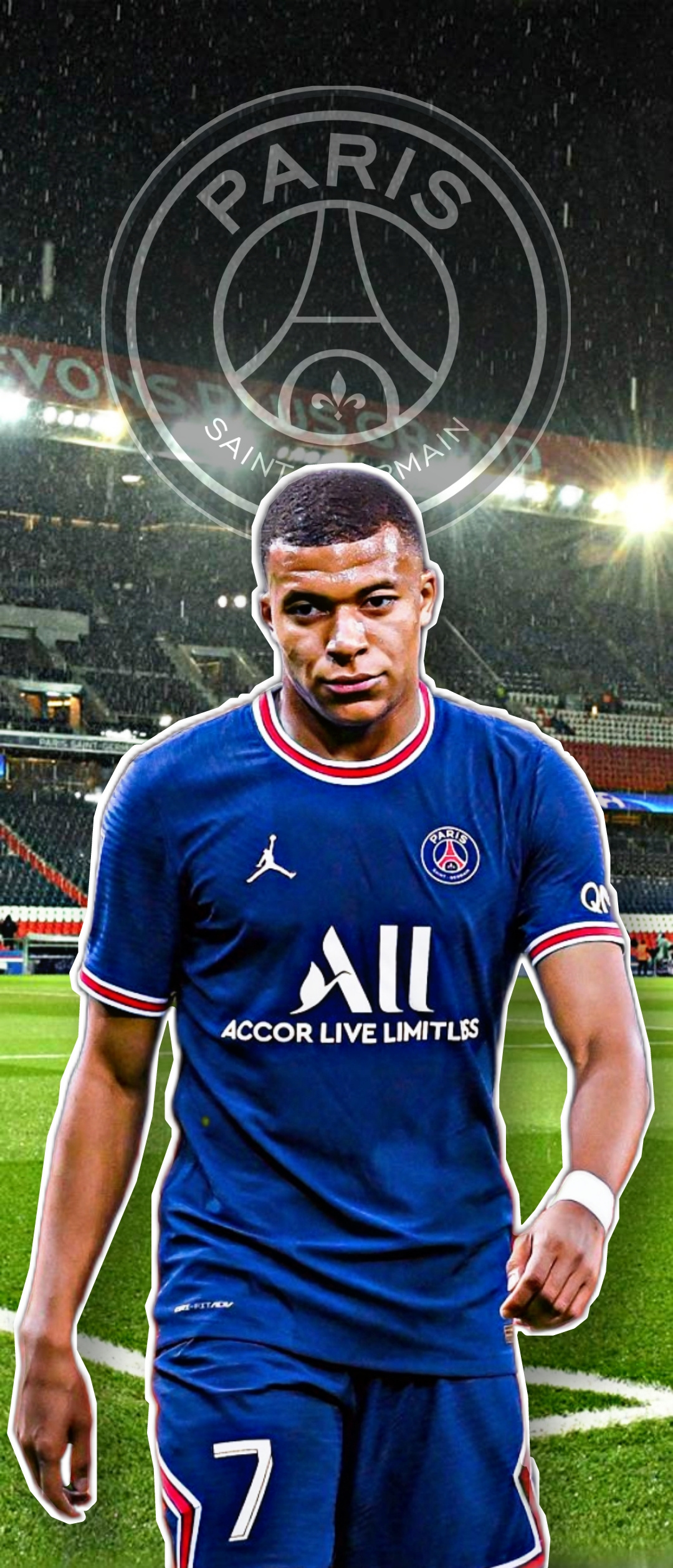 Download Paris Saint-Germain F.C Kylian Mbappé Sports Image