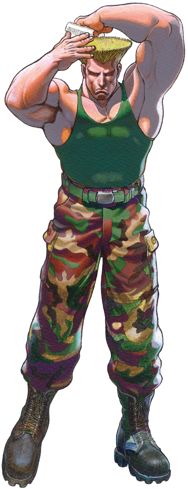 Guile (Street Fighter) video game Street Fighter II: The World Warrior Image