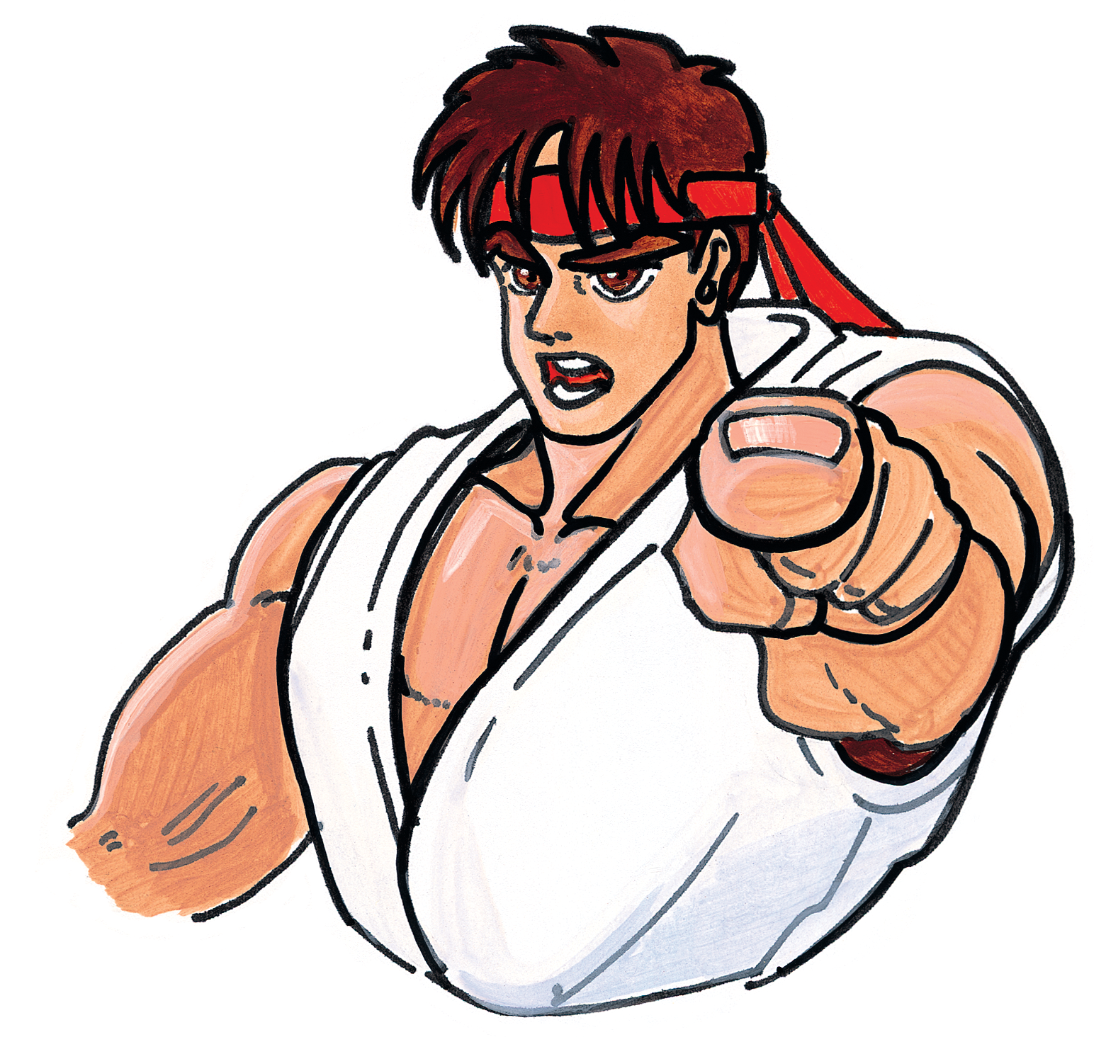 Ryu (Street Fighter) video game Street Fighter II: The World Warrior Image