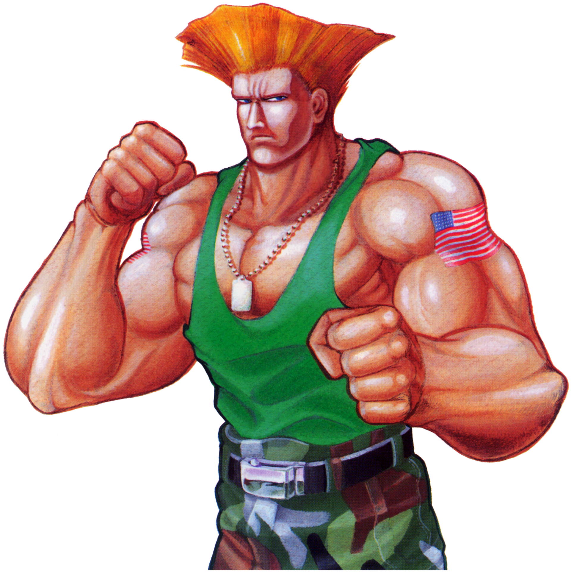 Guile (Street Fighter) video game Street Fighter II: The World Warrior Image