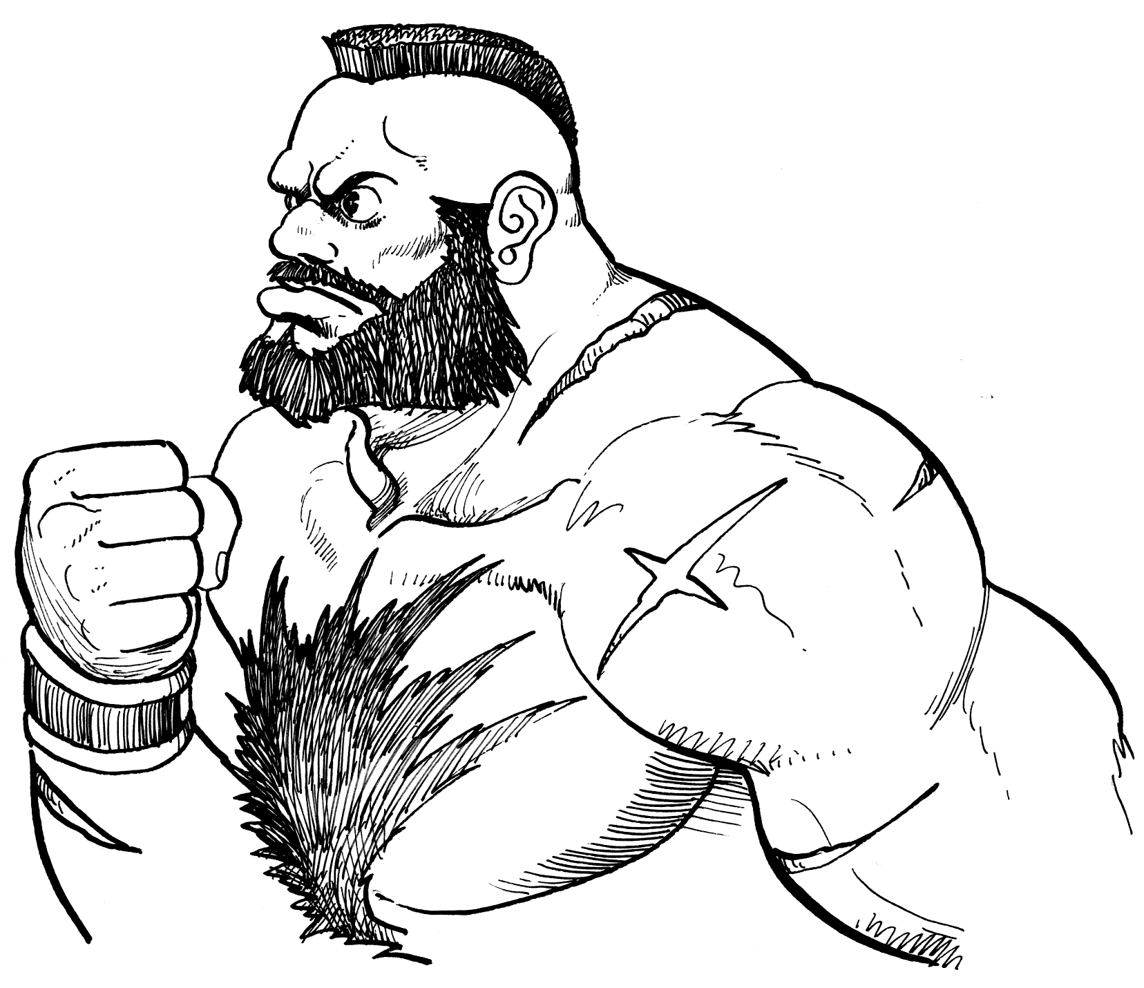 Zangief (Street Fighter) video game Street Fighter II: The World Warrior Image