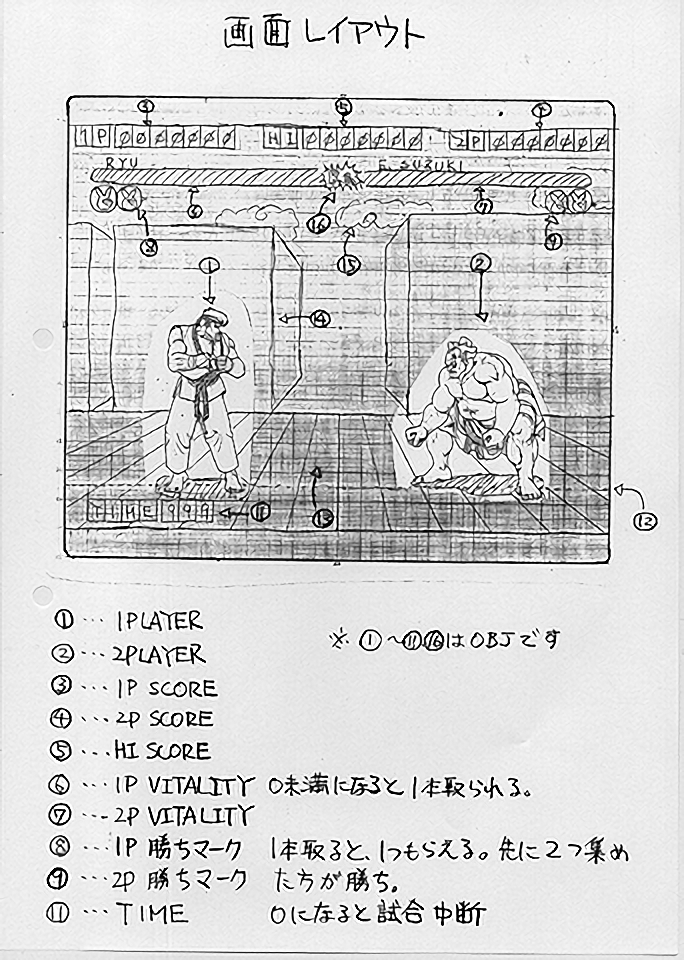  Early Street Fighter II Concept Art