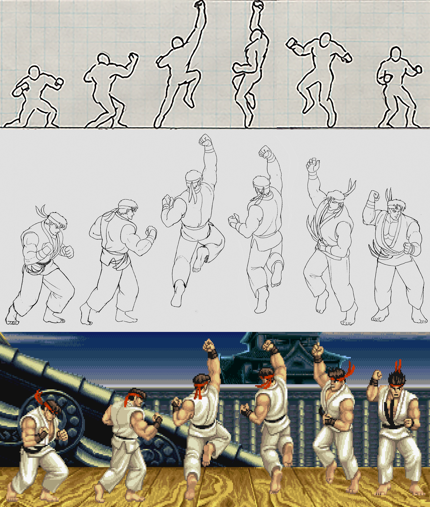  Early Street Fighter II Concept Art