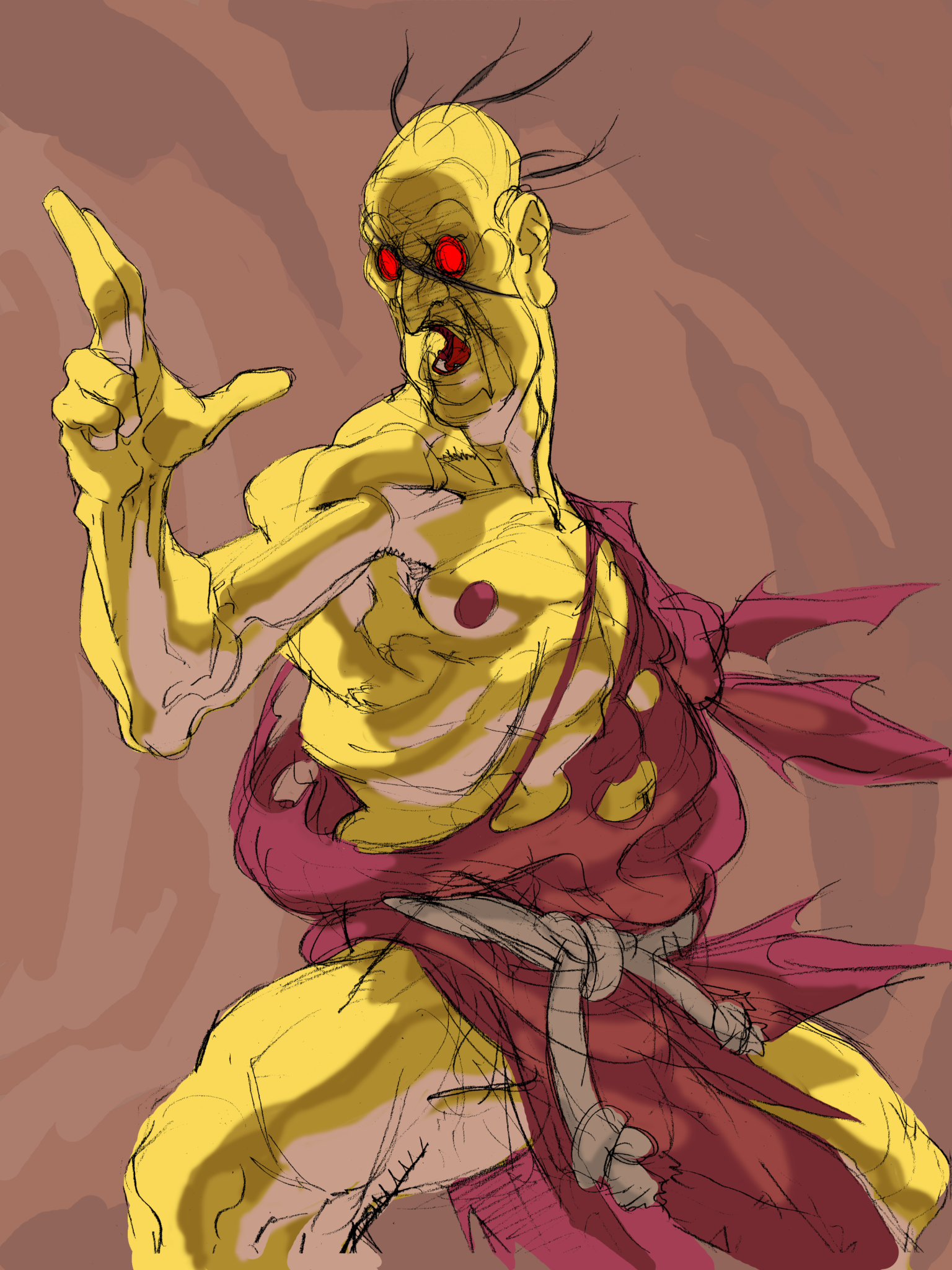 Oro (Street Fighter) video game Street Fighter III: New Generation Image