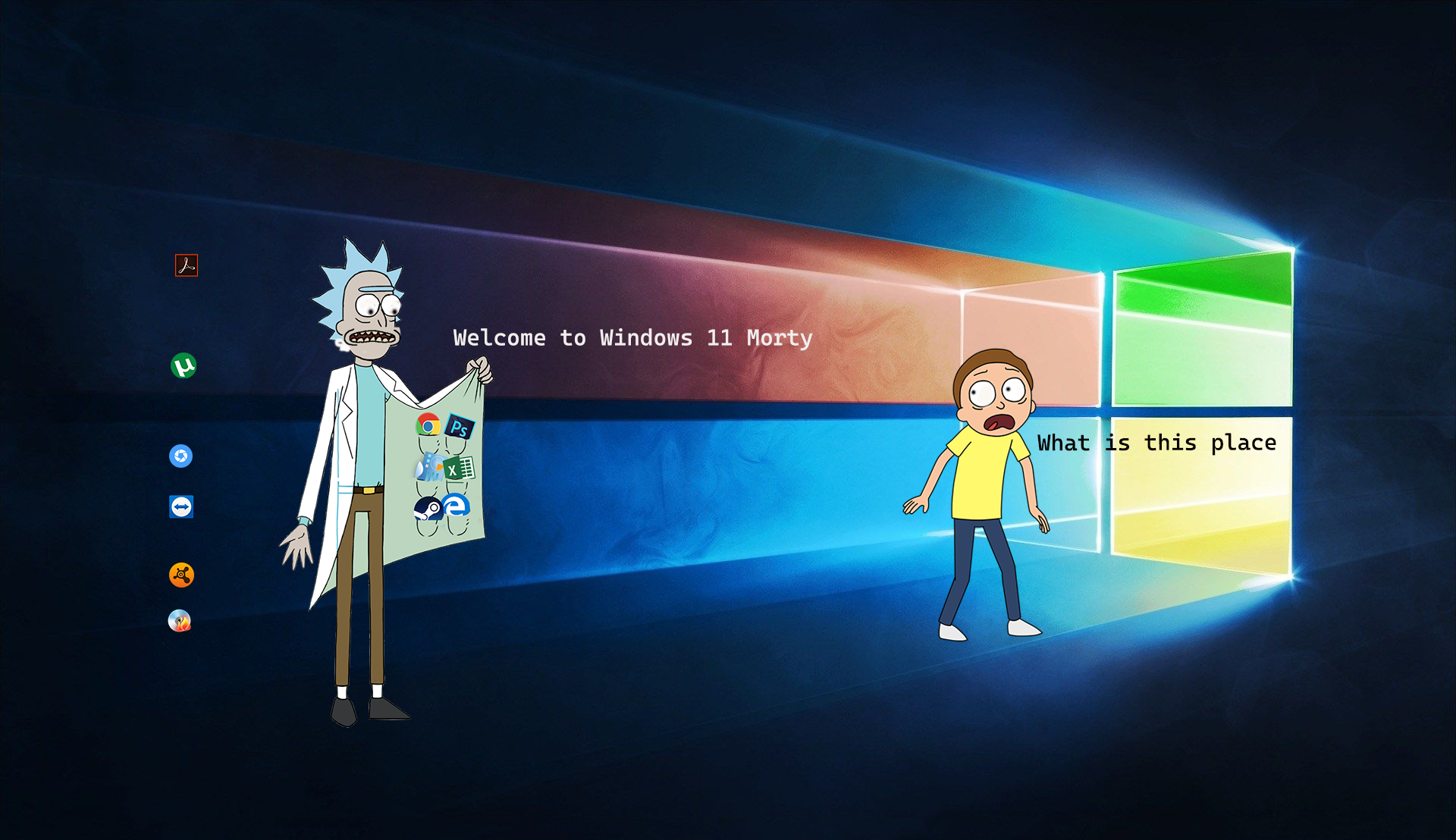 Rick_Morty Coat Windows 11 by ronin345 - Image Abyss