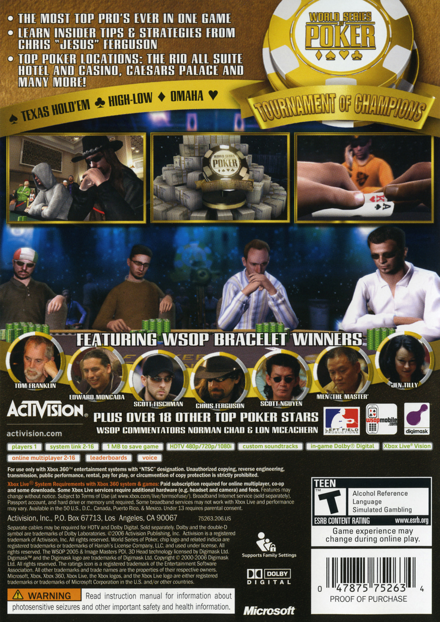 World Series of Poker: Tournament of Champions Picture