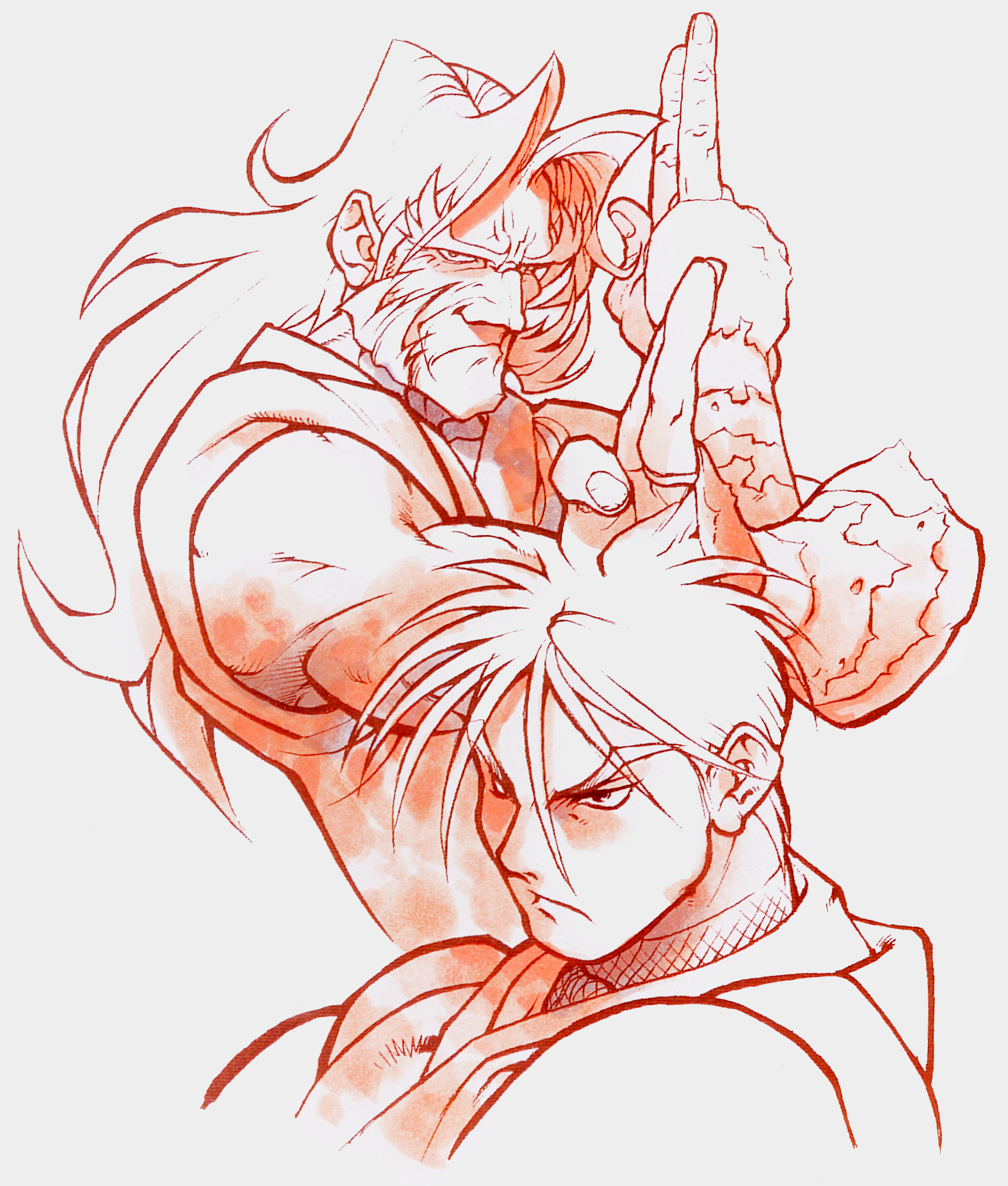 Zeku (Street Fighter) Guy (Street FIghter) video game Street Fighter Alpha: Warriors' Dreams Image