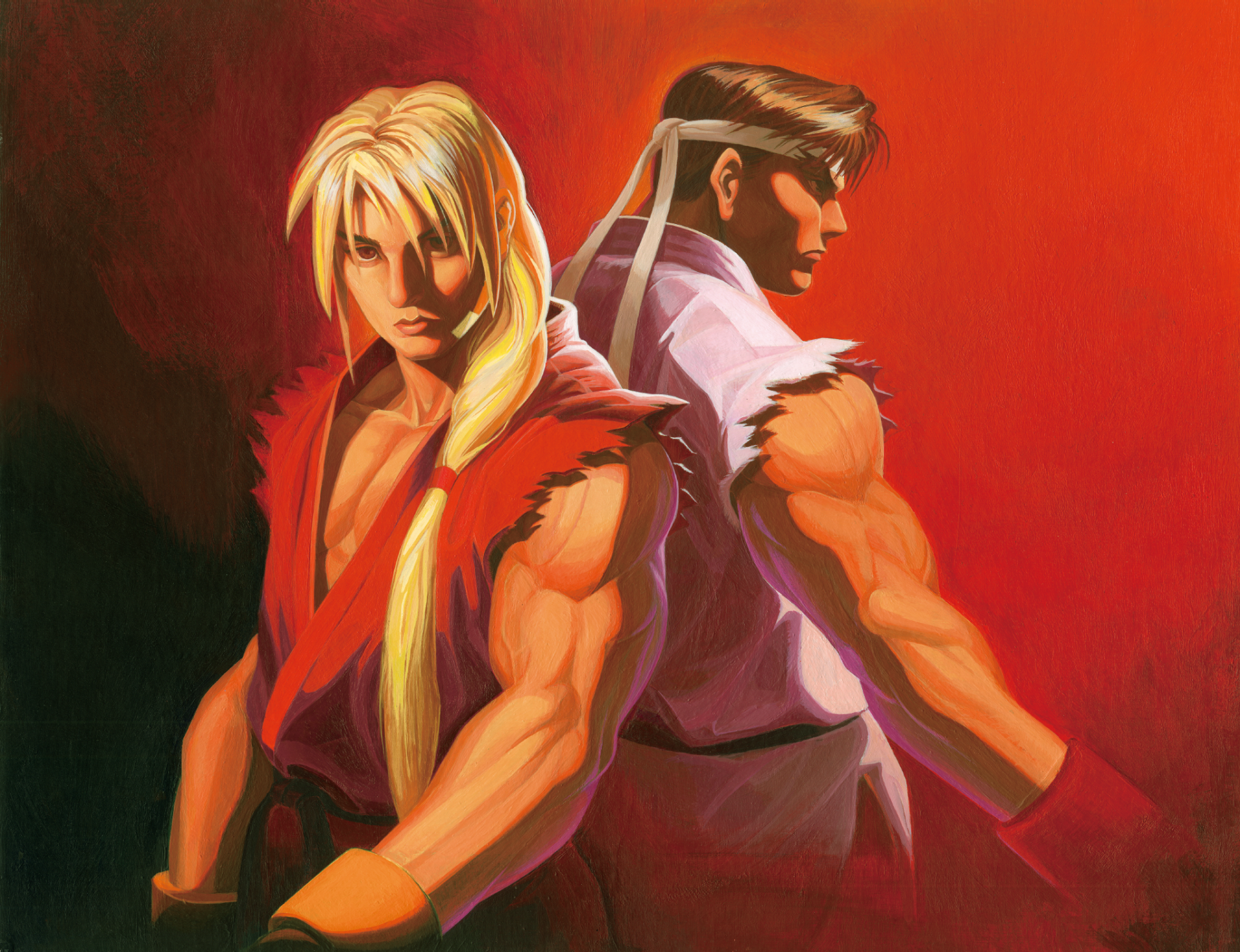 Ken Masters Ryu (Street Fighter) video game Street Fighter Alpha: Warriors' Dreams Image