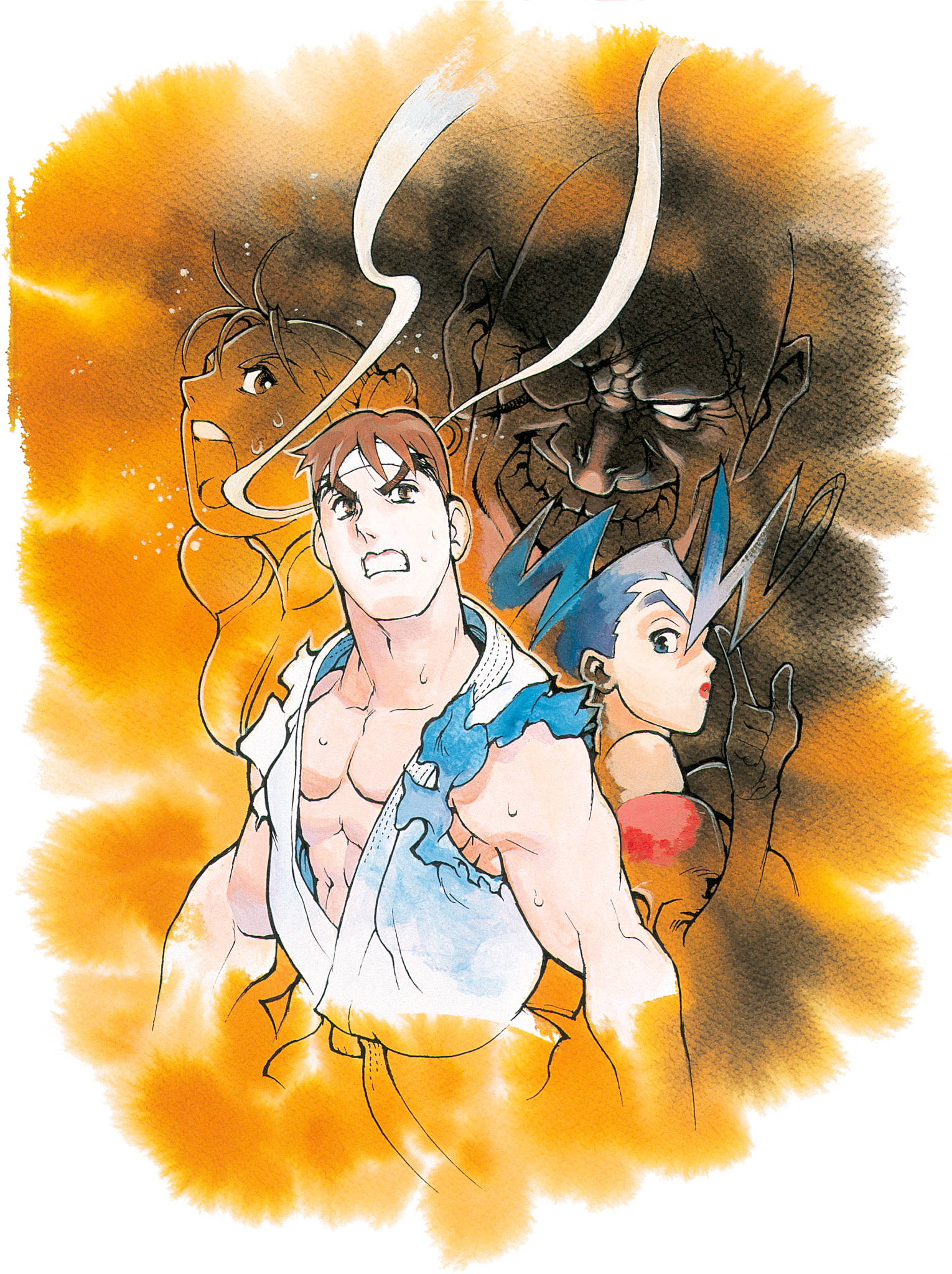 Sagat (Street Fighter) Rose (Street Fighter) Chun-Li (Street Fighter) Ryu (Street Fighter) video game Street Fighter Alpha 2 Image