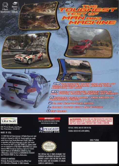 video game Pro Rally Image