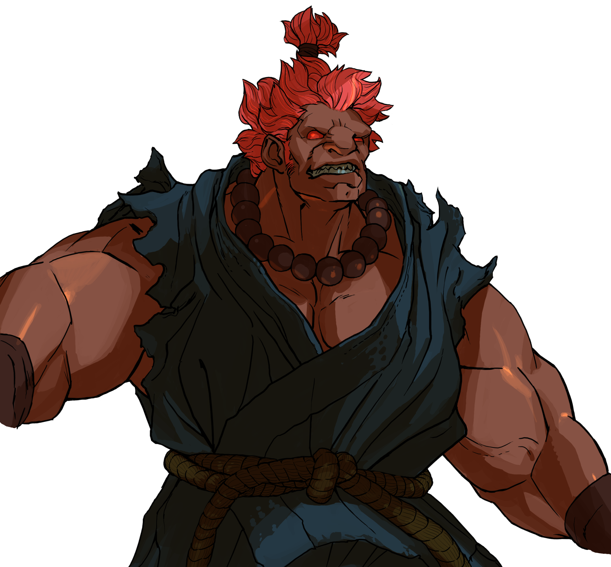 Akuma artwork #8, Street Fighter Alpha