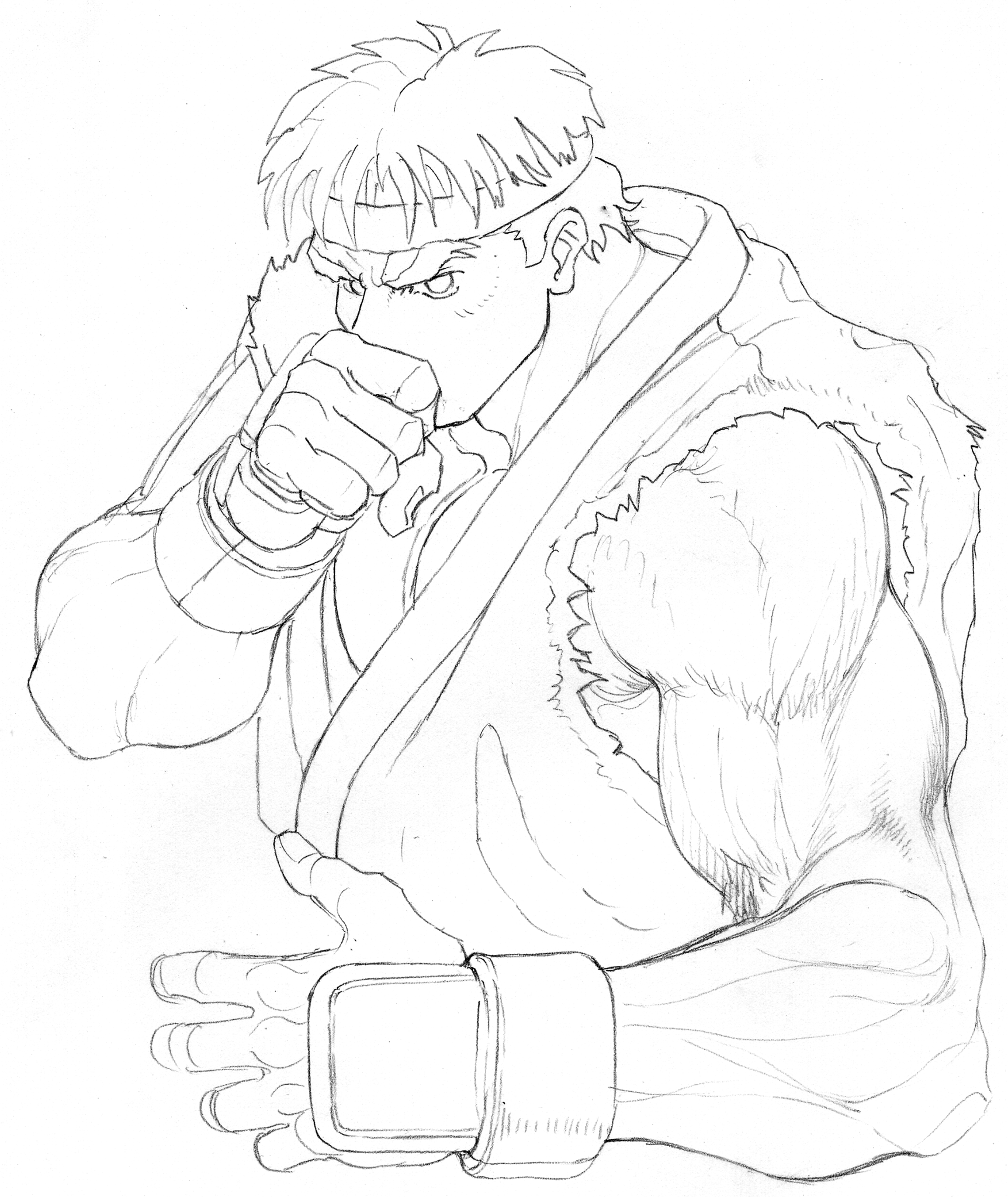 Ryu (Street Fighter) video game Super Street Fighter II Image