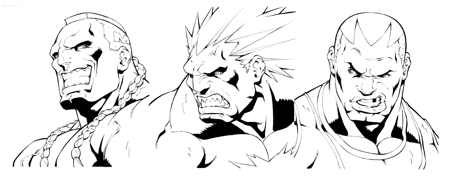 Balrog (Street Fighter) Blanka (Street Fighter) Dee Jay video game Super Street Fighter II Turbo HD Remix Image