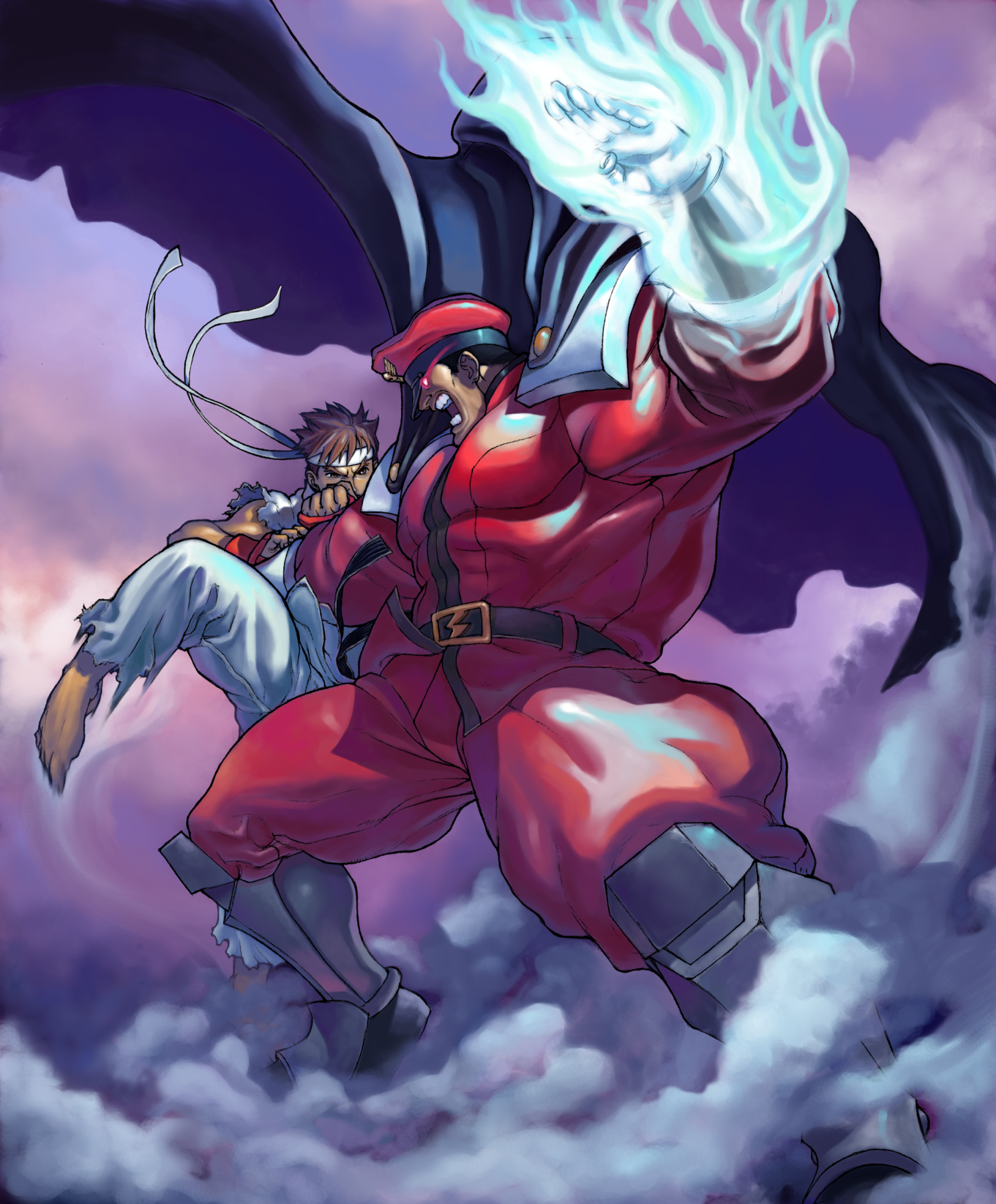 M. Bison (Street Fighter) Ryu (Street Fighter) video game Street Fighter Alpha 3 Image