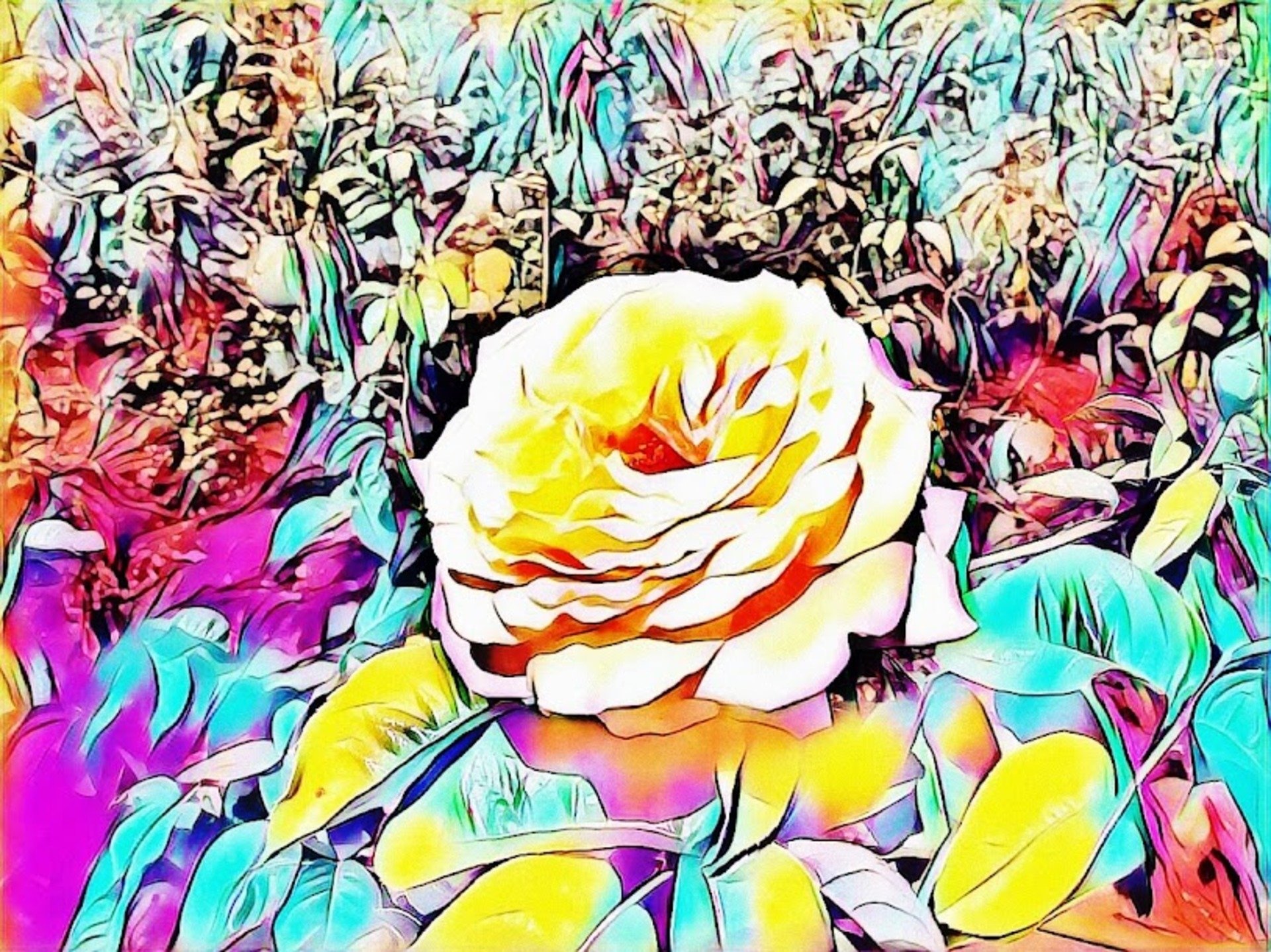 artistic flower Image